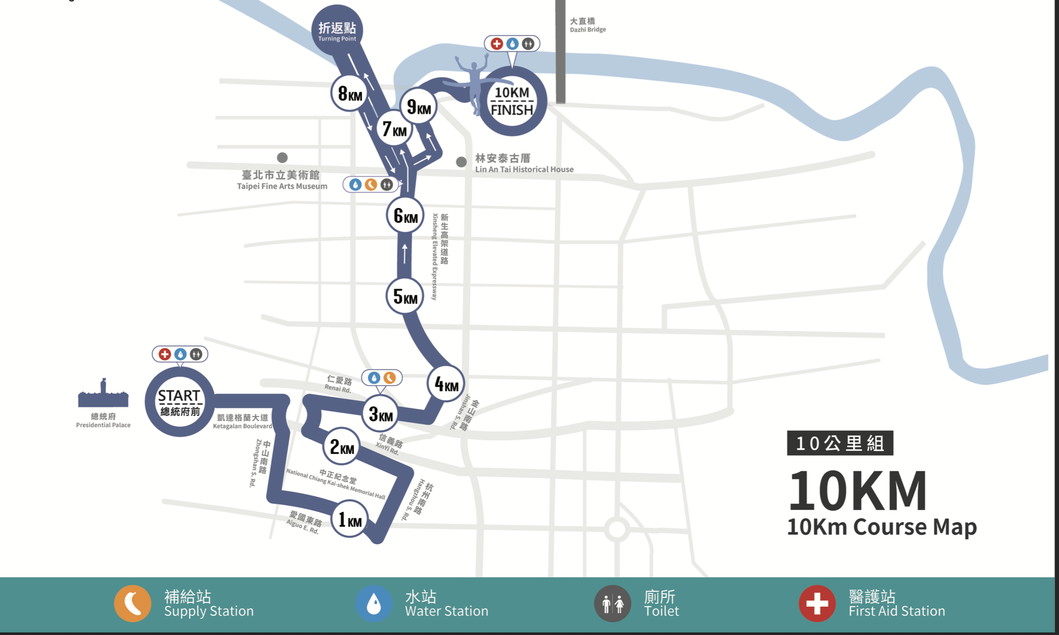10K Challenger Route Map